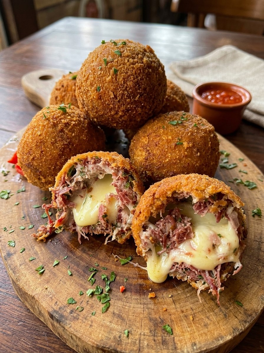 bolinho de carne seca com queijo